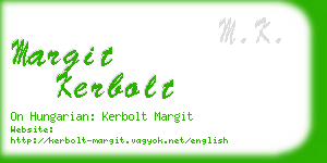 margit kerbolt business card